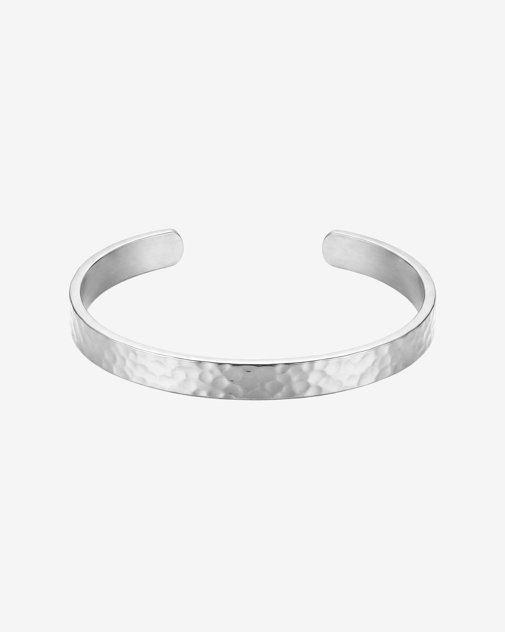 PULSERA HAMMERED PLATA