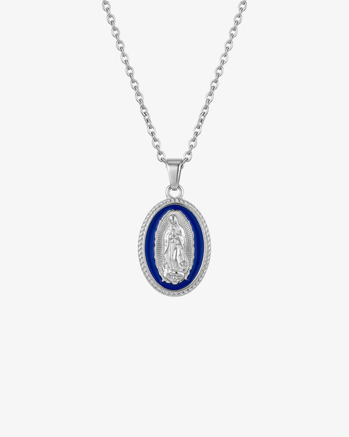 COLLAR VIRGEN MARÍA PLATA